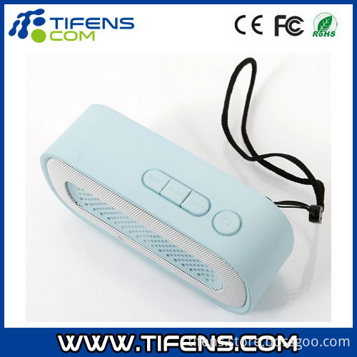 Bluetooth V2.1 Speaker W/ 3.5mm / USB 2.0 / Microphone / FM / TF Sky Blue